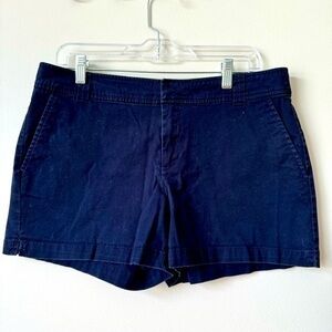 New York & Company Navy Stretch Shorts